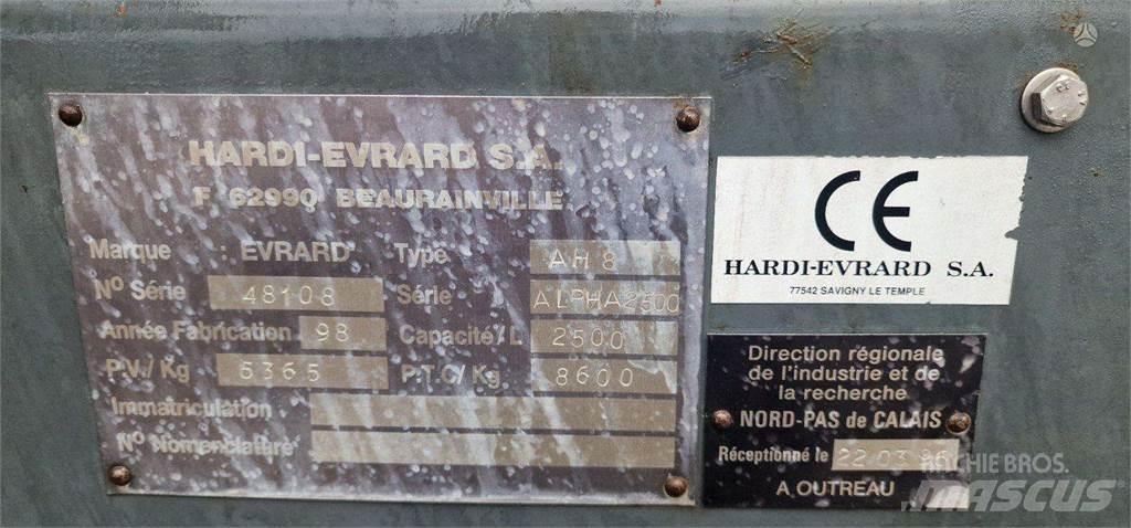 Evrard HARDI Kendinden tahrikli pülverizatörler