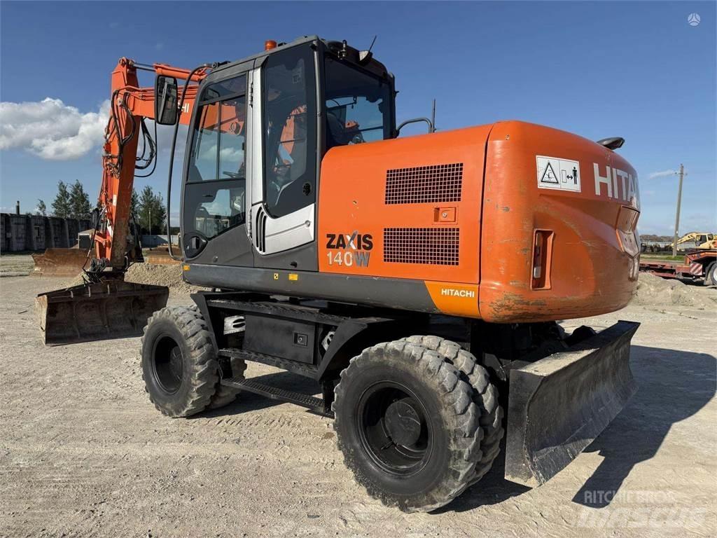 Hitachi ZX 140 W Lastik tekerli ekskavatörler