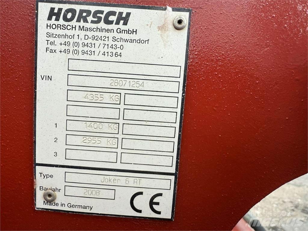Horsch Joker 6RT Tas toplama makinasi