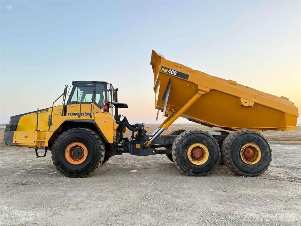 Komatsu HM 400-2 Belden kirma kaya kamyonu