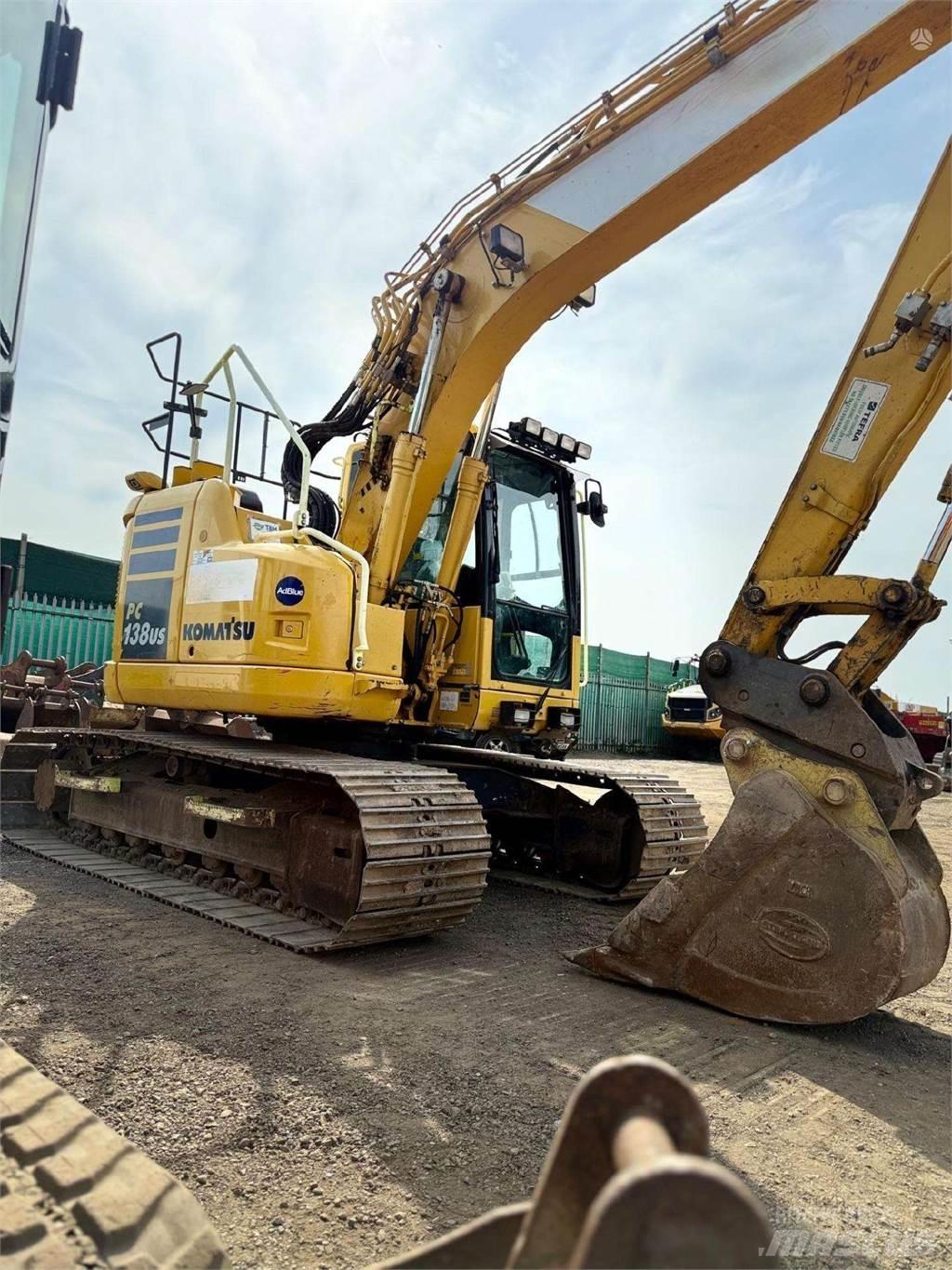 Komatsu PC138US Paletli ekskavatörler