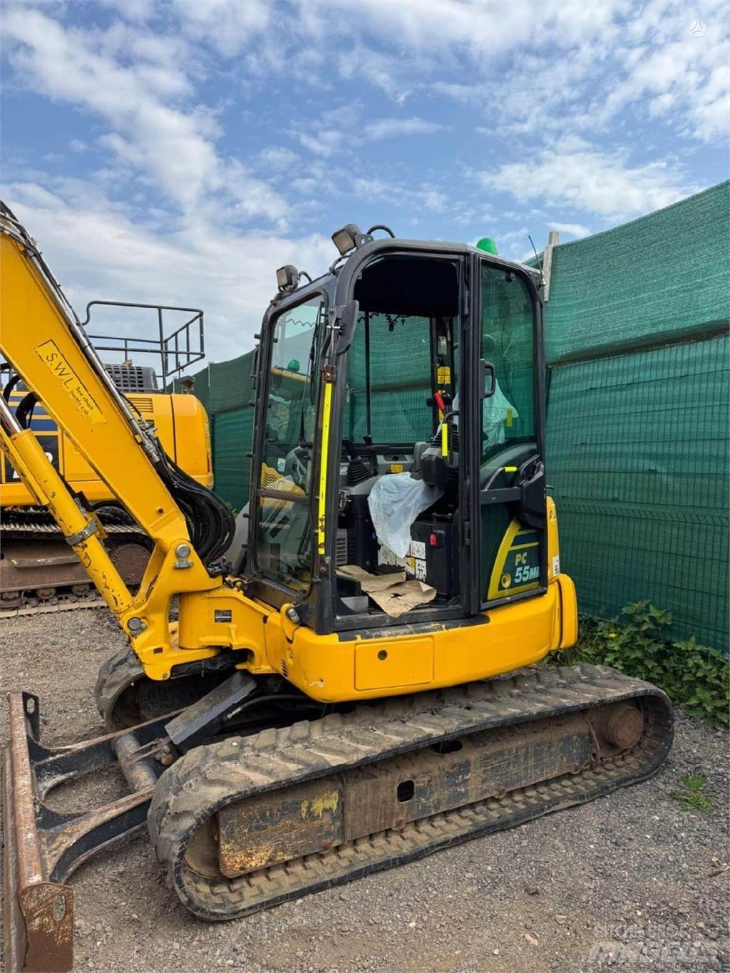 Komatsu PC55MR-5 Paletli ekskavatörler