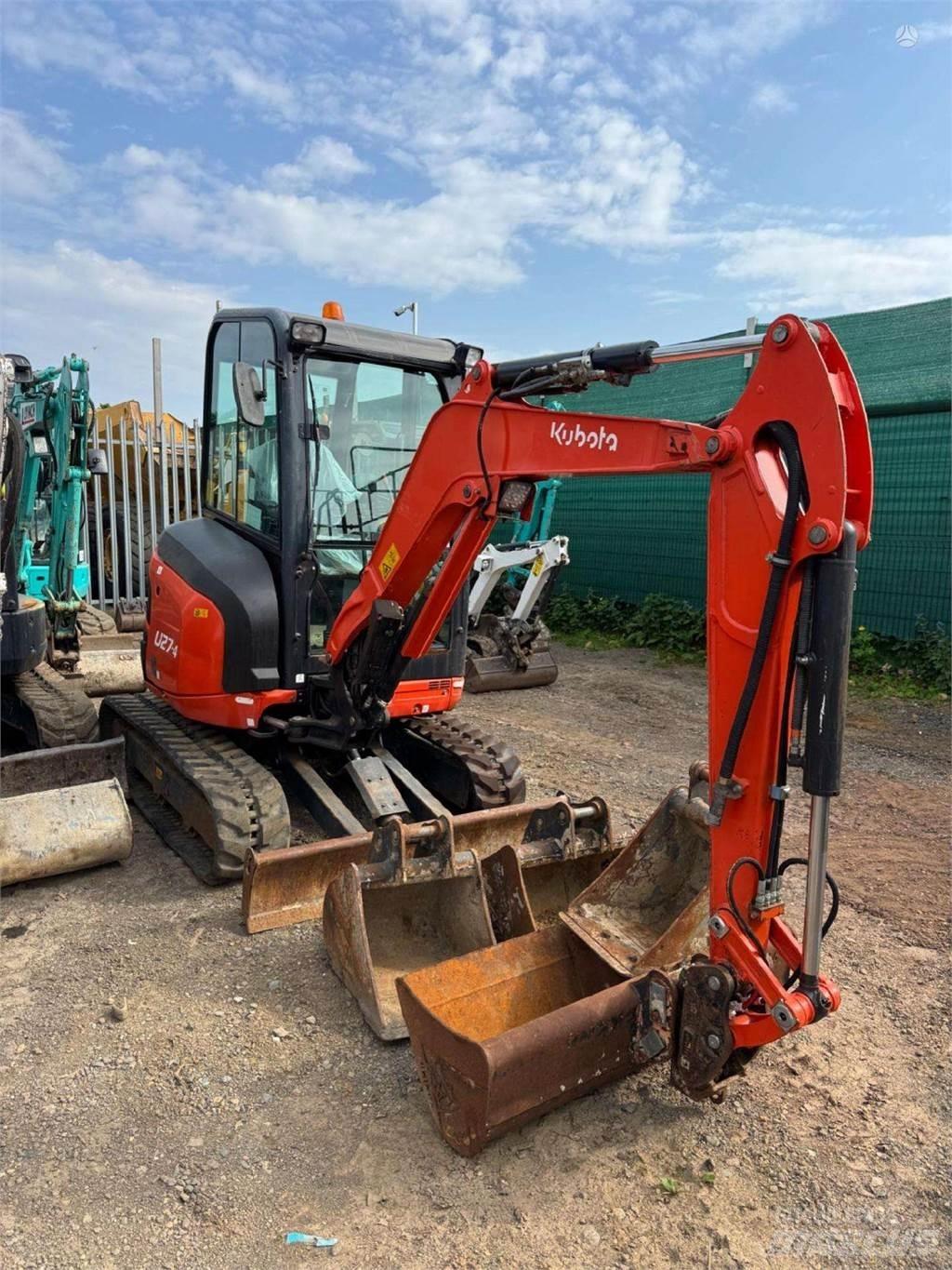 Kubota U27-4 Mini ekskavatörler, 7 tona dek