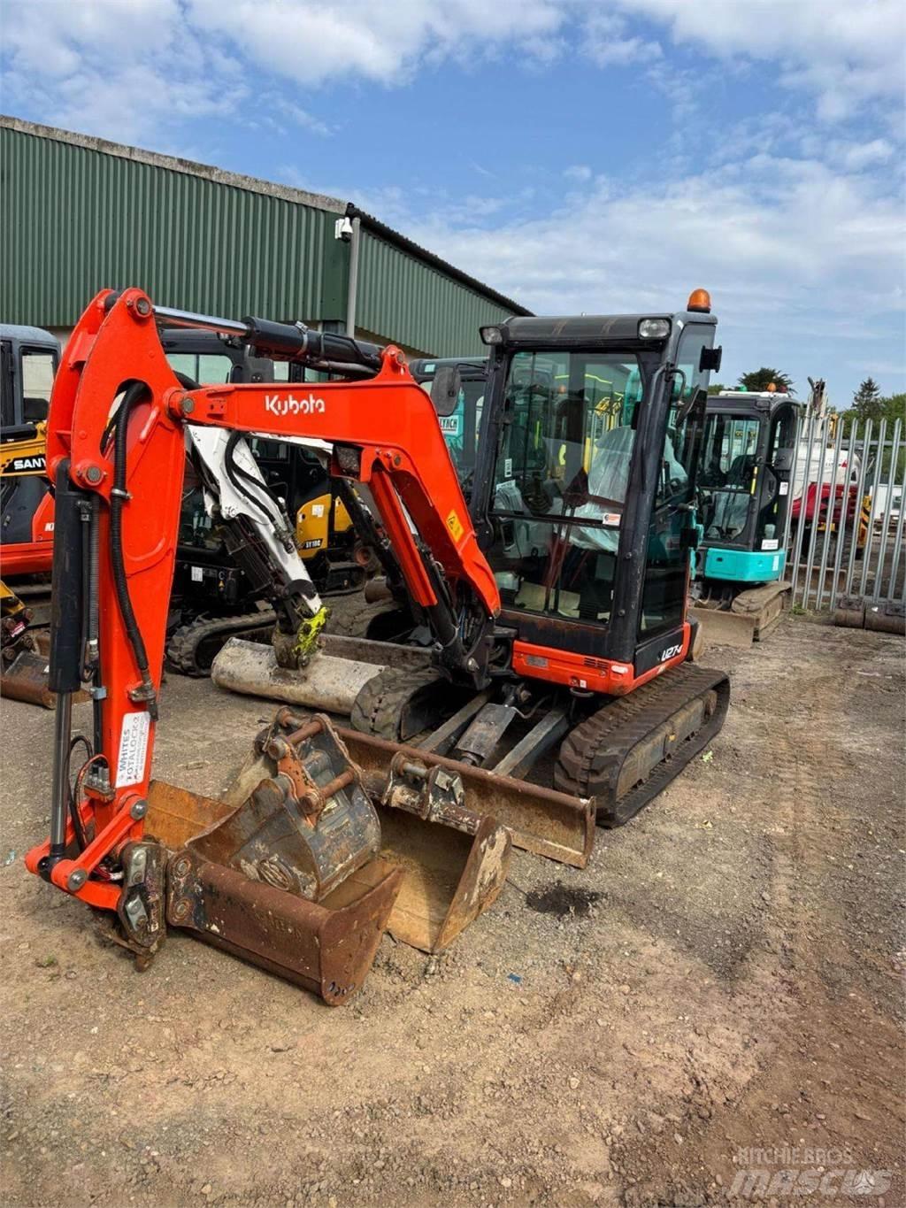 Kubota U27-4 Mini ekskavatörler, 7 tona dek