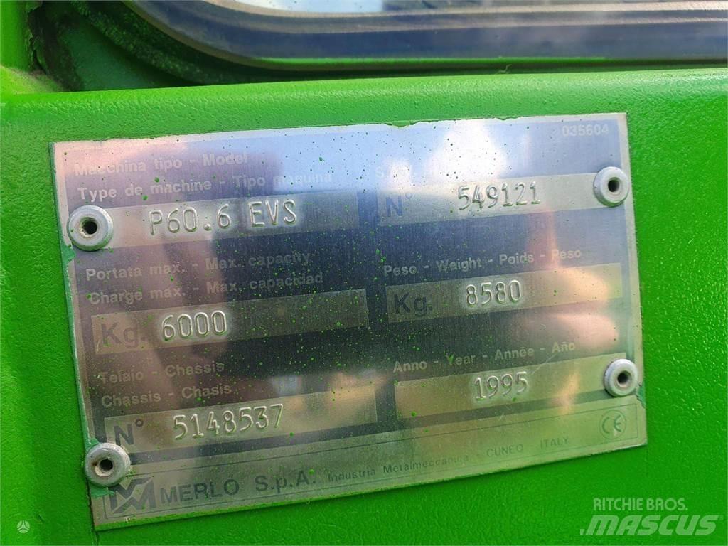 Merlo P60.6 EVS Ön yükleyici ve kazicilar