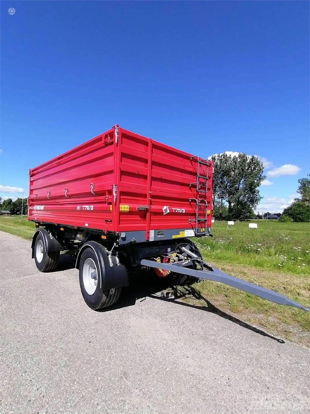 Metal-Fach T711/3 Hububat/Silaj Römorkları