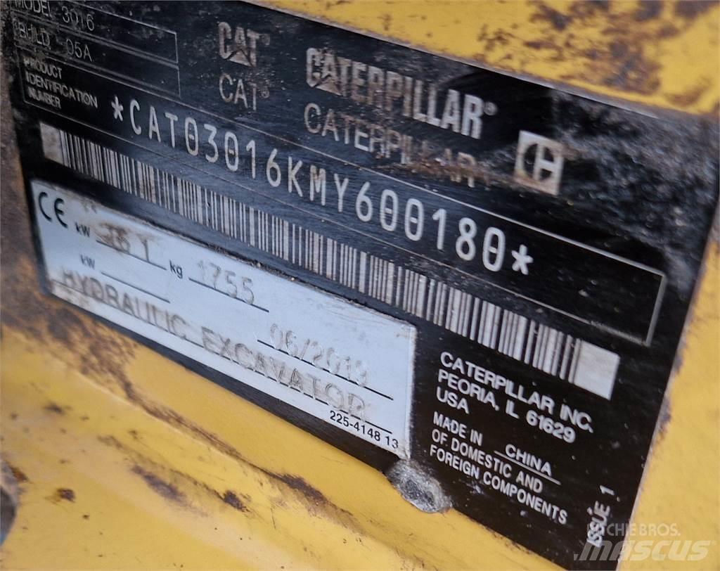CAT 301.6 Mini ekskavatörler, 7 tona dek
