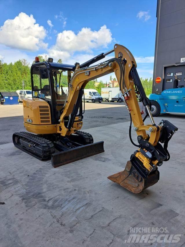 CAT 302.7DCR Mini ekskavatörler, 7 tona dek