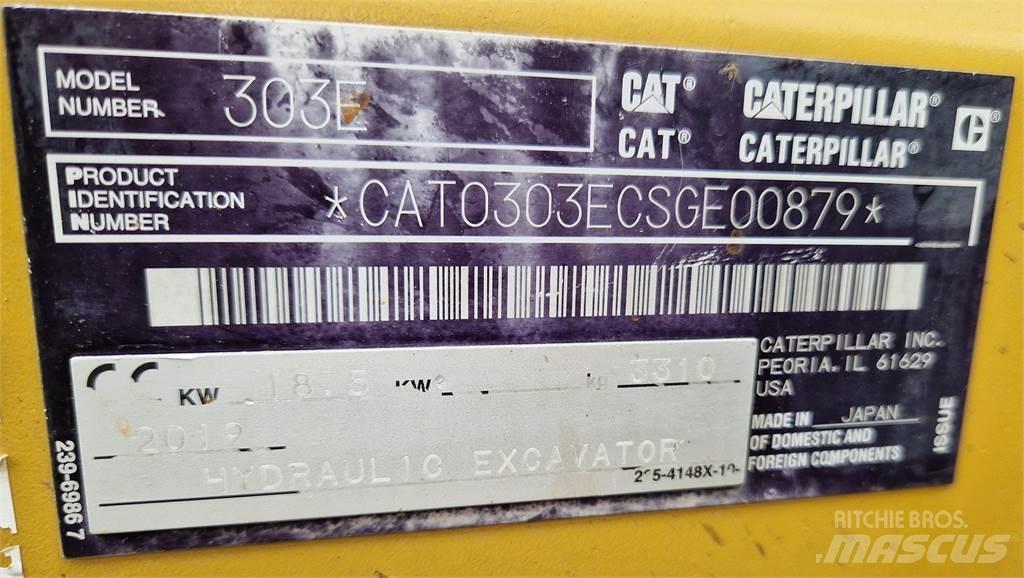CAT 303E Mini ekskavatörler, 7 tona dek