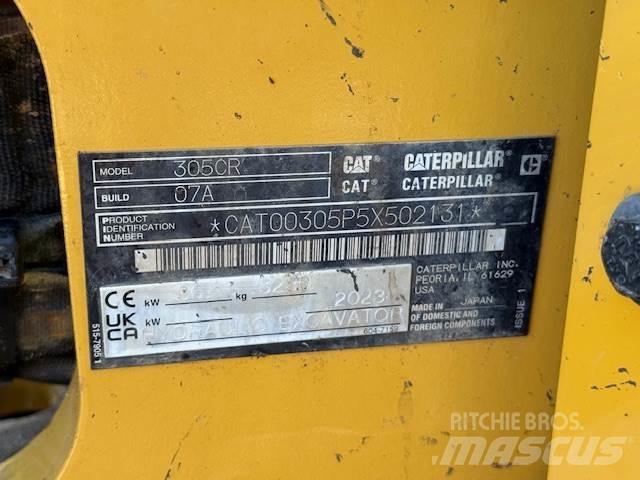 CAT 305 Mini ekskavatörler, 7 tona dek