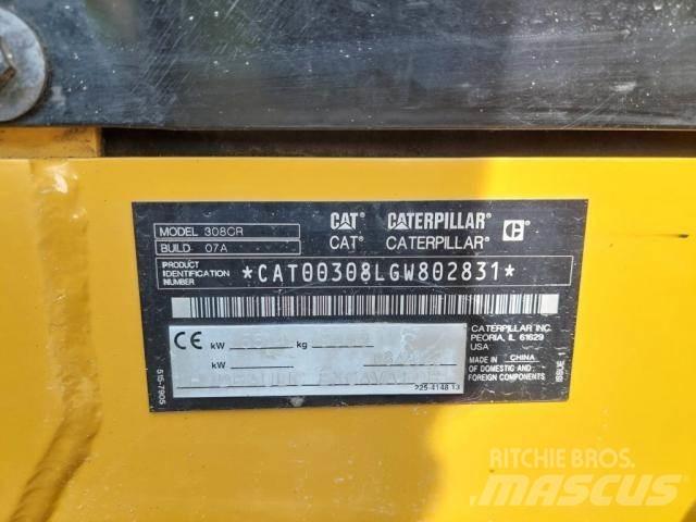 CAT 308 Mini ekskavatörler, 7 tona dek