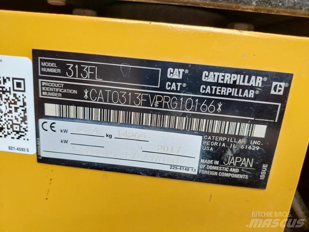 CAT 313FL Paletli ekskavatörler