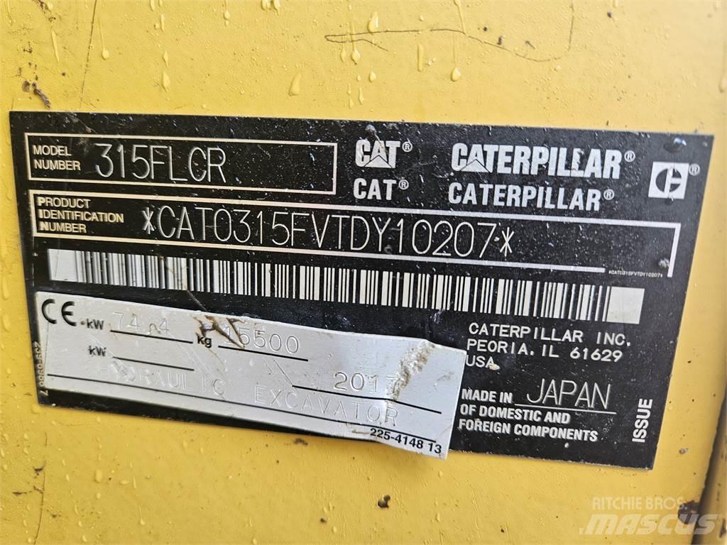 CAT 315FLCR Paletli ekskavatörler