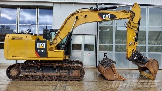 CAT 318F CW30s Paletli ekskavatörler
