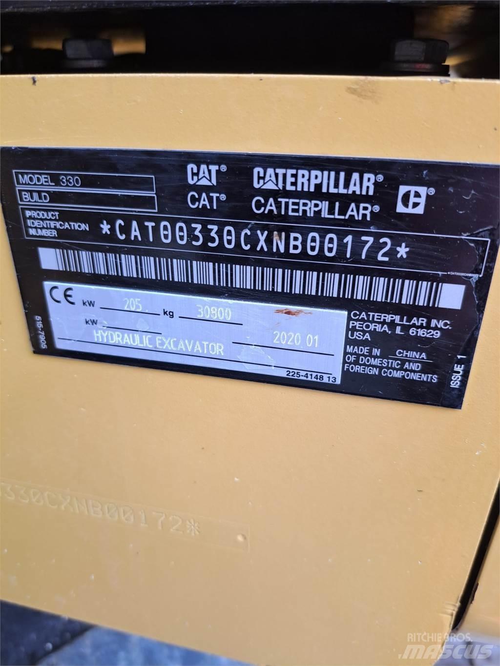 CAT 330 Paletli ekskavatörler