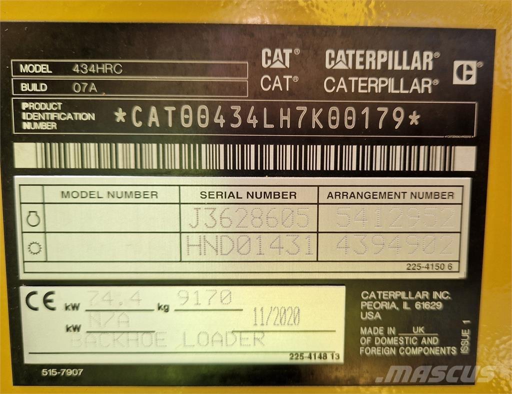 CAT 434 Kazıcı yükleyiciler - beko loder