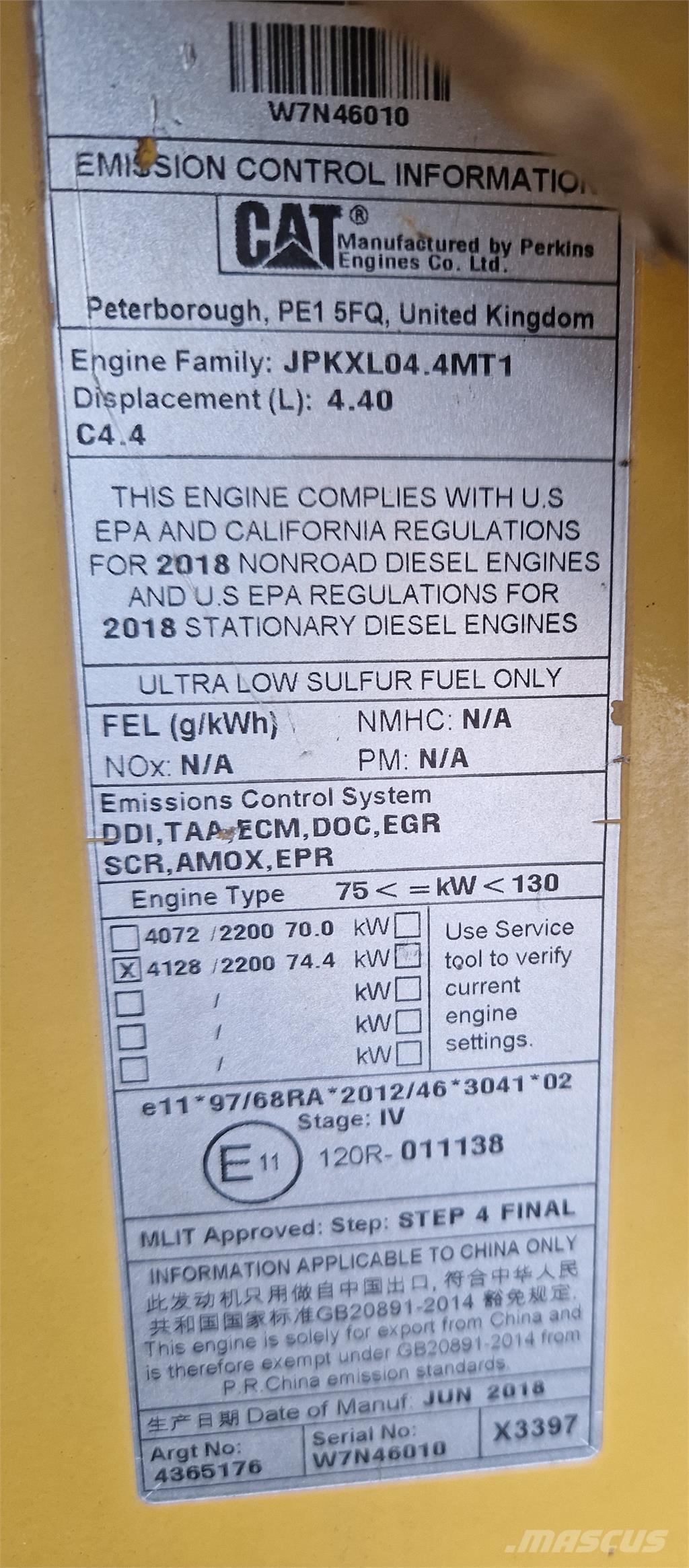 CAT 434F2 Kazıcı yükleyiciler - beko loder