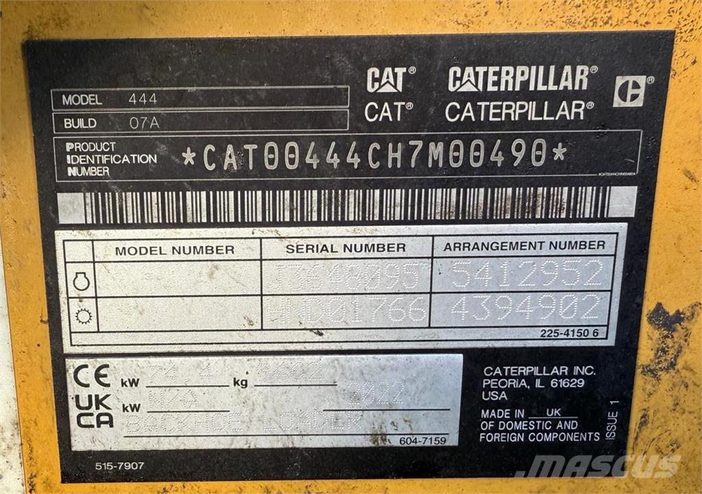 CAT 444 Kazıcı yükleyiciler - beko loder