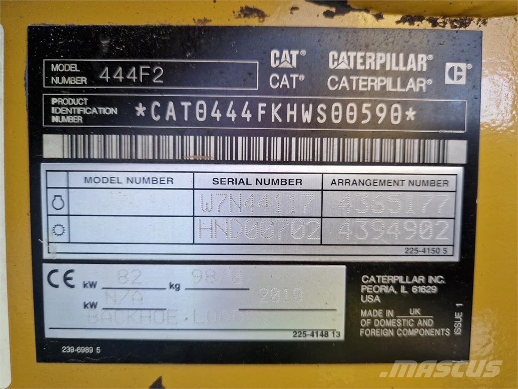 CAT 444F2 Kazıcı yükleyiciler - beko loder