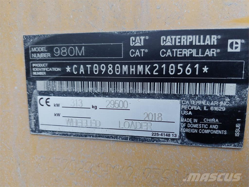 CAT 980M Tekerlekli yükleyiciler