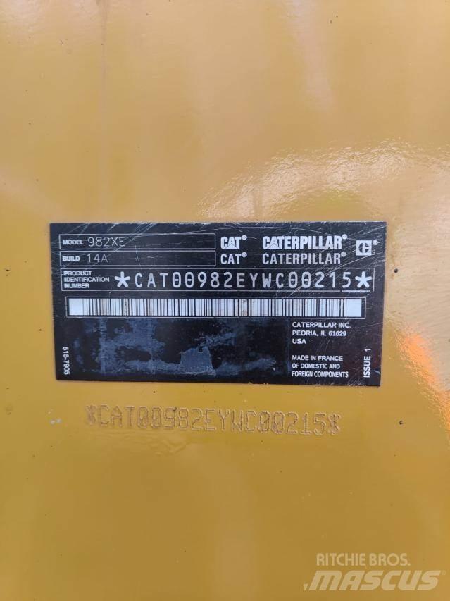 CAT 982XE Tekerlekli yükleyiciler