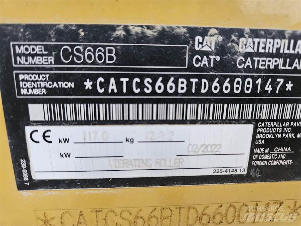 CAT CS66B Tek tamburlu silindirler