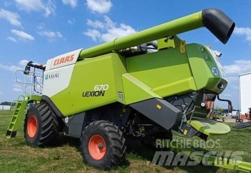 CLAAS Lexion 670 Biçerdöverler