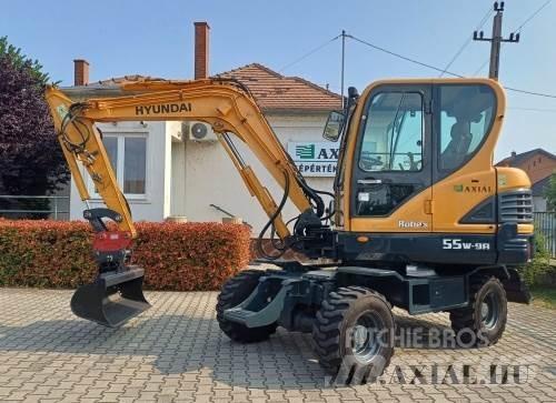 Hyundai R55W-9A Lastik tekerli ekskavatörler