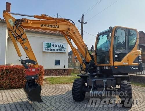Hyundai R55W-9A Lastik tekerli ekskavatörler