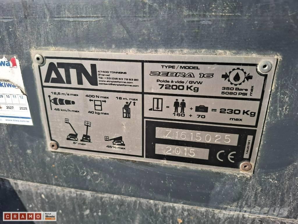 ATN Zebra 16 Körüklü personel platformları