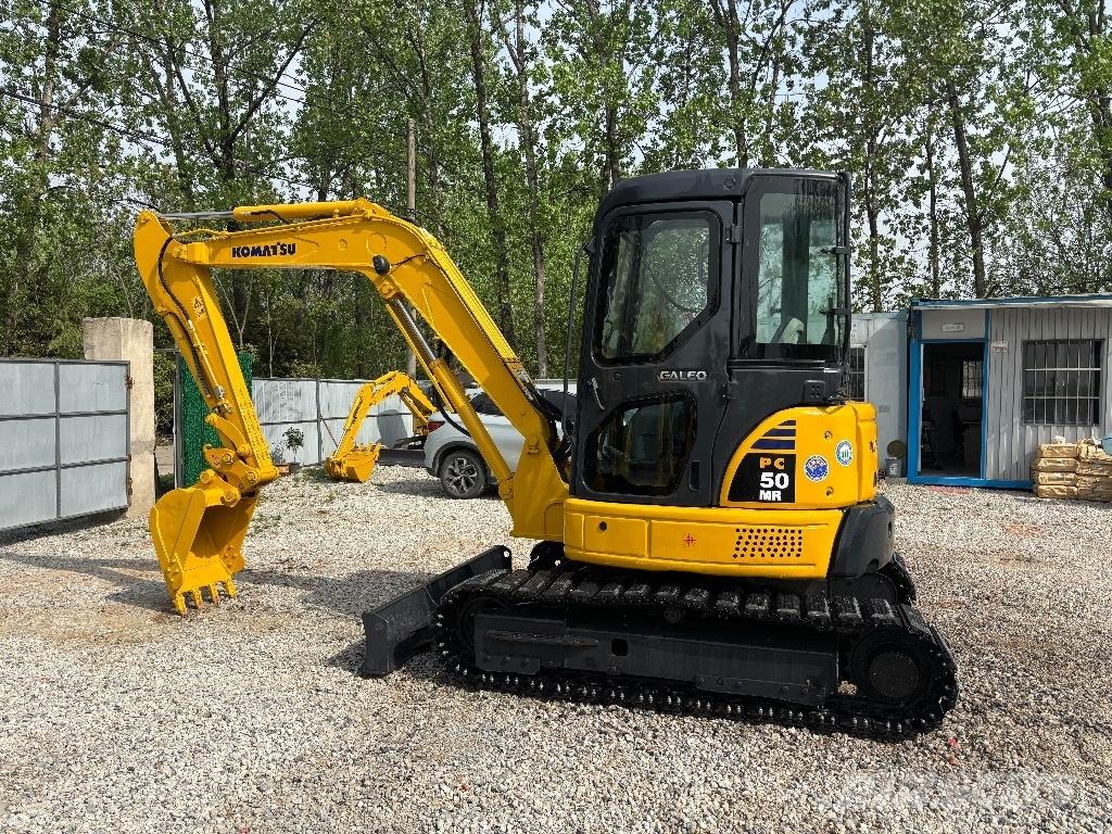 Komatsu PC 50 Mini ekskavatörler, 7 tona dek