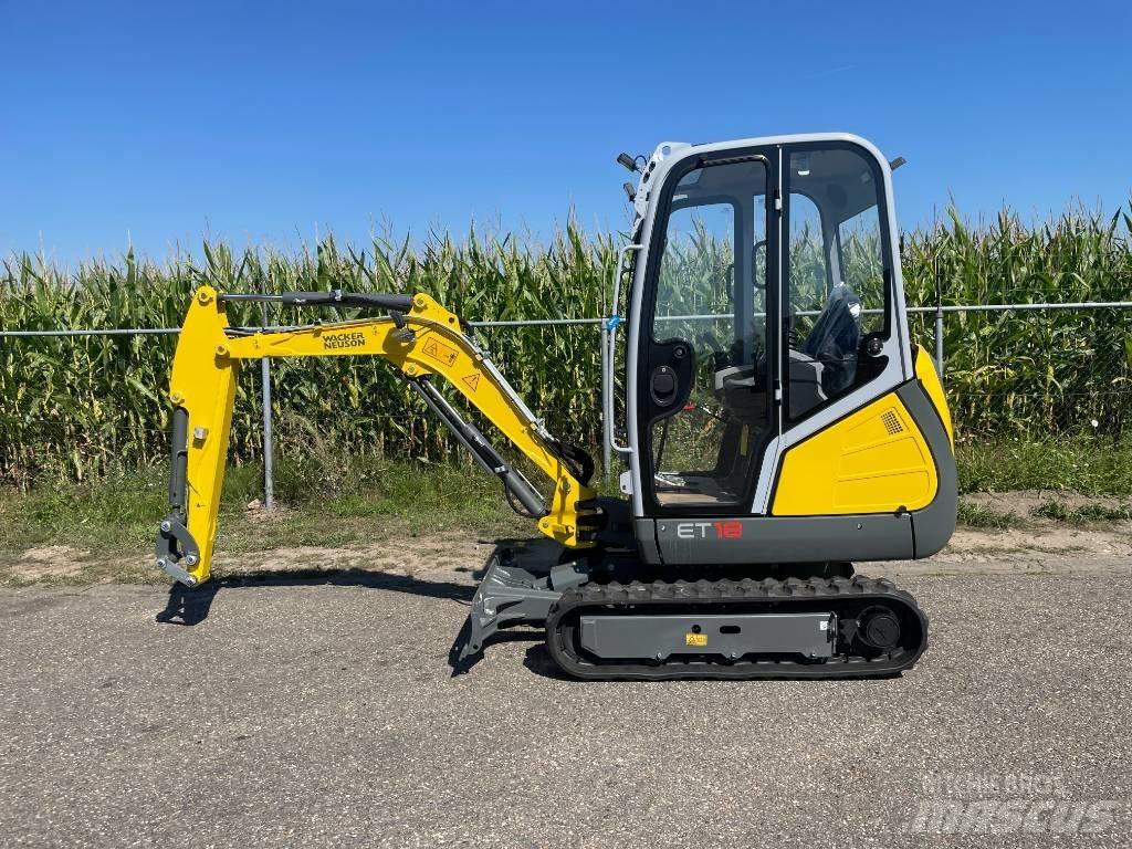 Wacker Neuson ET18 Mini ekskavatörler, 7 tona dek