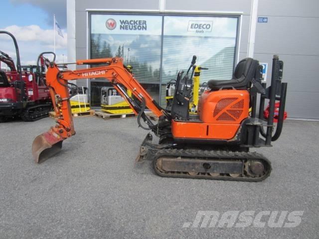 Hitachi ZX 10 Mini ekskavatörler, 7 tona dek