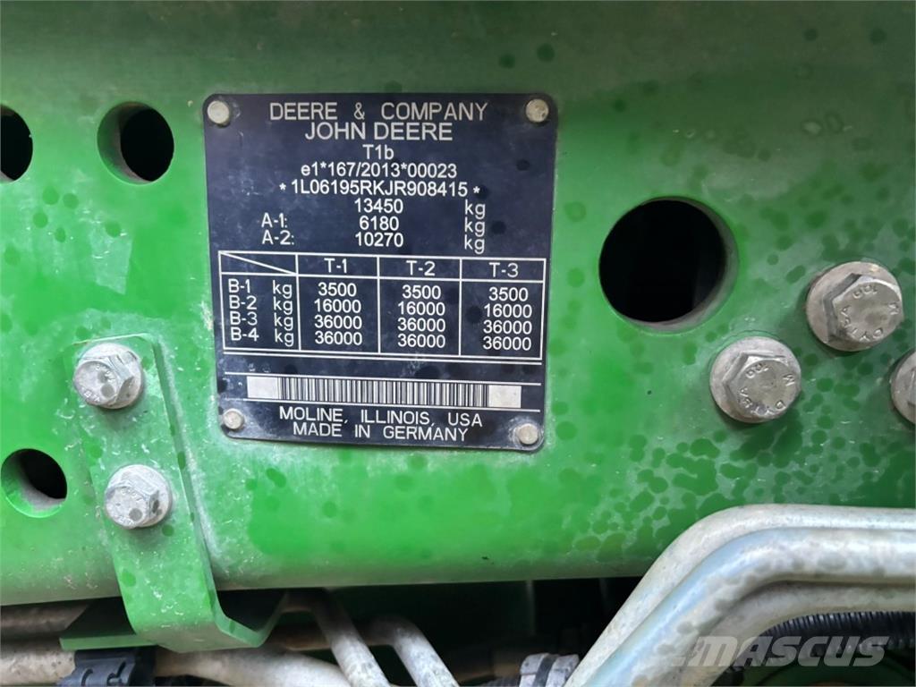 John Deere 6195R Traktörler
