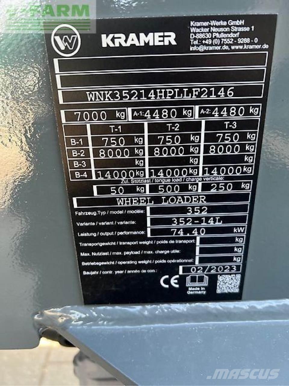Kramer kl43.8l Mini ekskavatörler, 7 tona dek