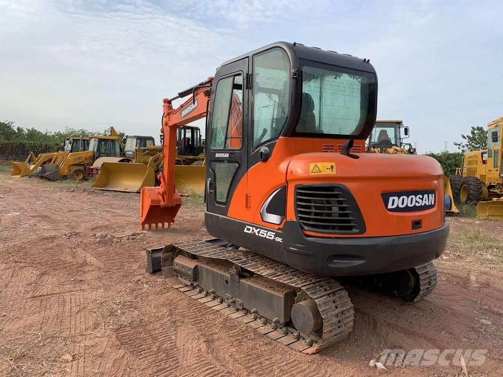 Doosan DX 55 Mini ekskavatörler, 7 tona dek