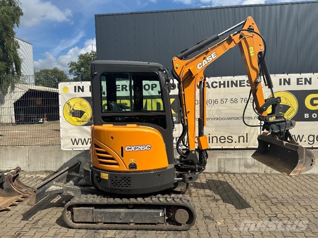 CASE CX 26 C Mini ekskavatörler, 7 tona dek