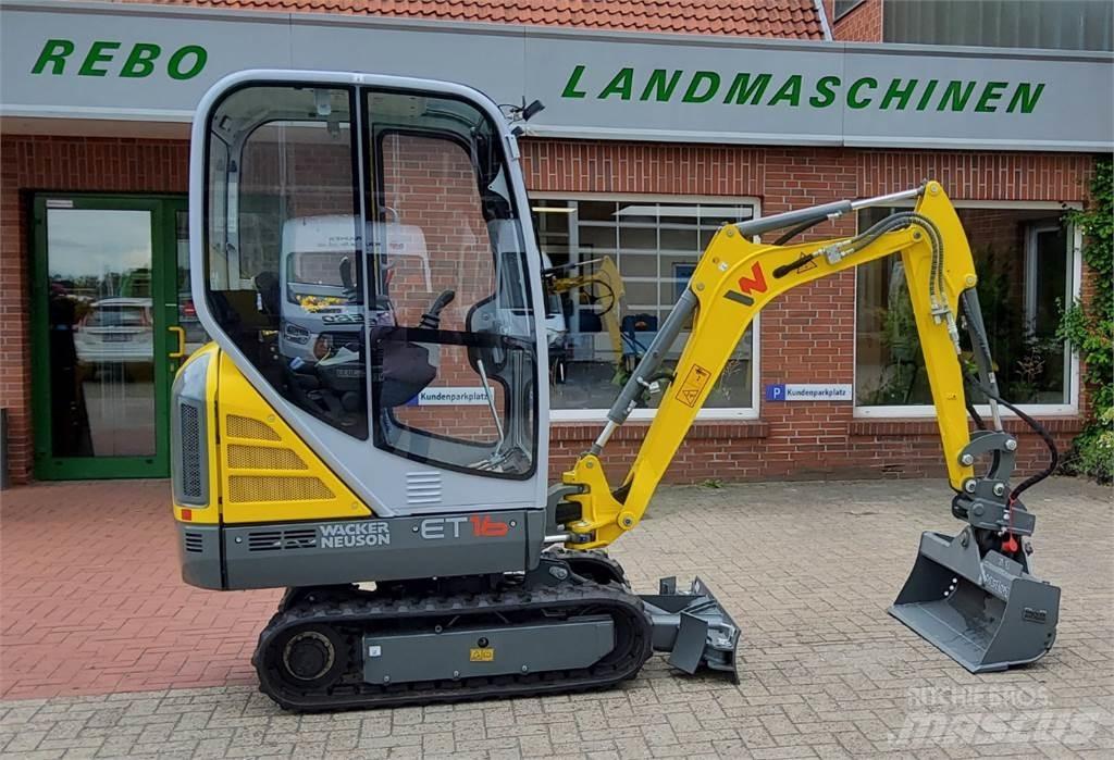 Wacker ET 16 Mini ekskavatörler, 7 tona dek