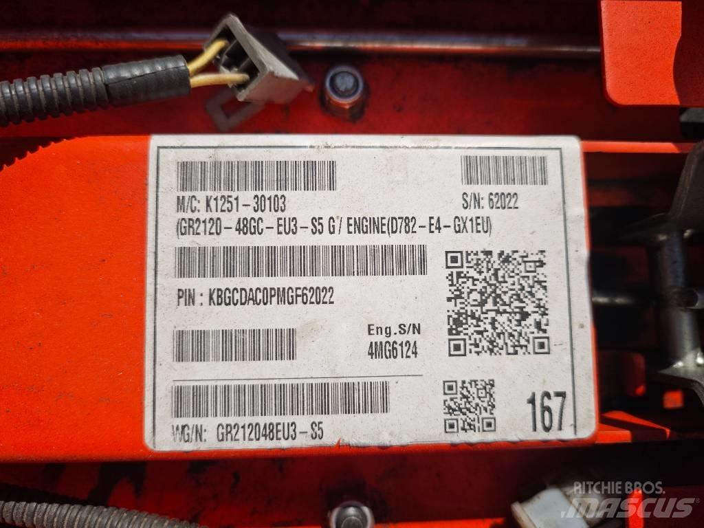 Kubota GR 2120 Mobil çim biçme makineleri