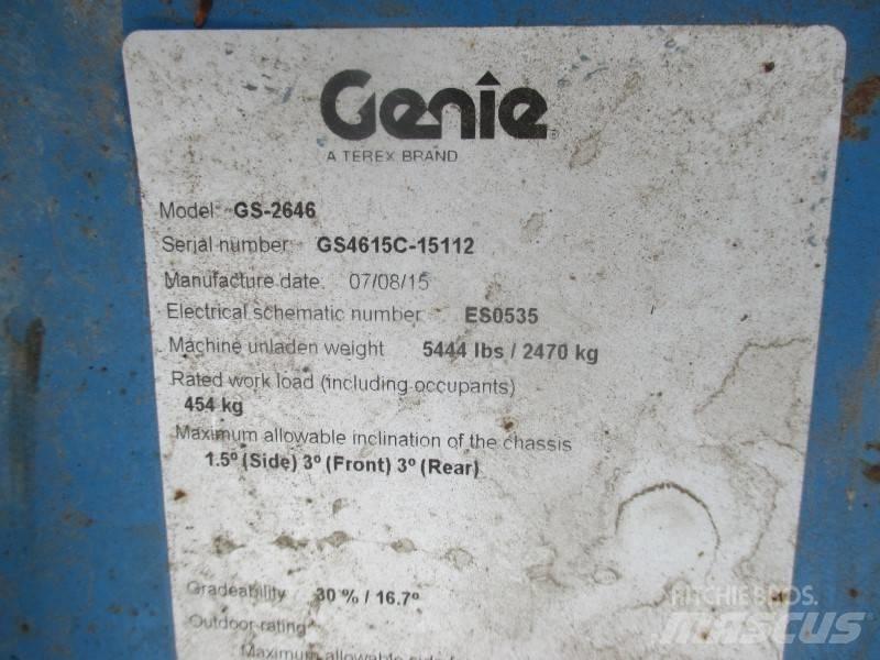 Genie GS 2646 Makasli platformlar
