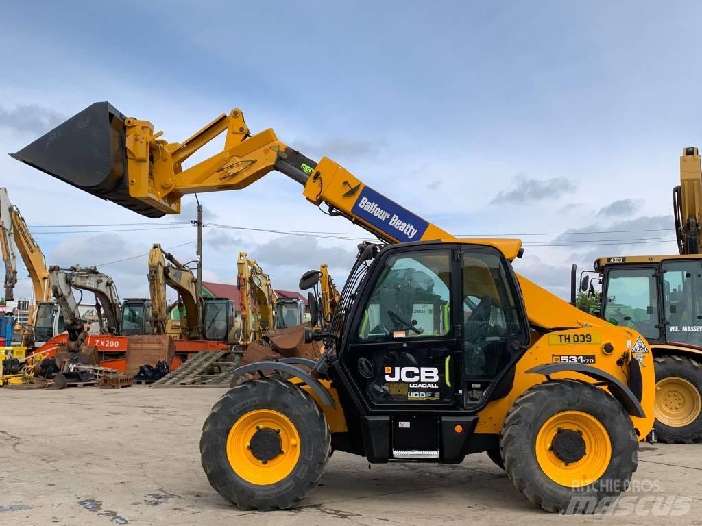 JCB 531-70 Tarimsal teleskopik yükleyiciler