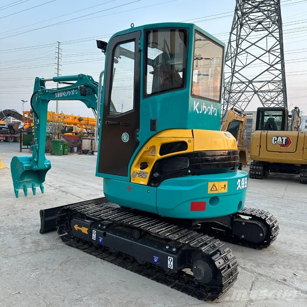 Kubota U 25 Mini ekskavatörler, 7 tona dek