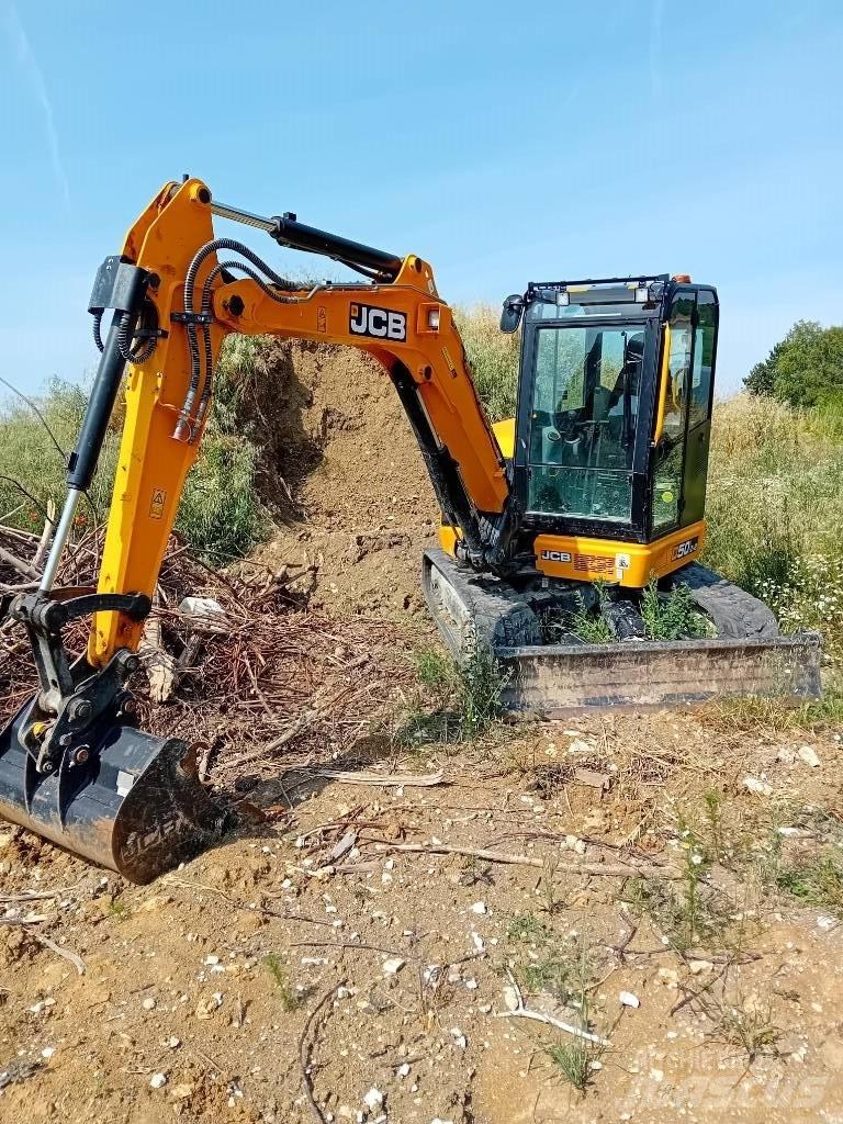 JCB 50 Z-2 Mini ekskavatörler, 7 tona dek