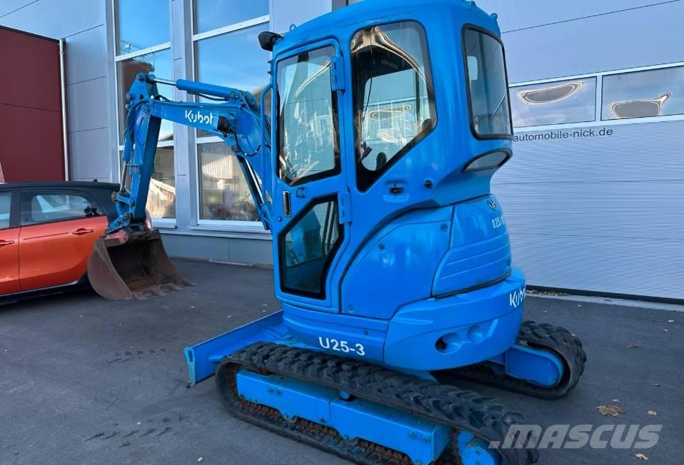 Kubota U25 -3 Mini ekskavatörler, 7 tona dek