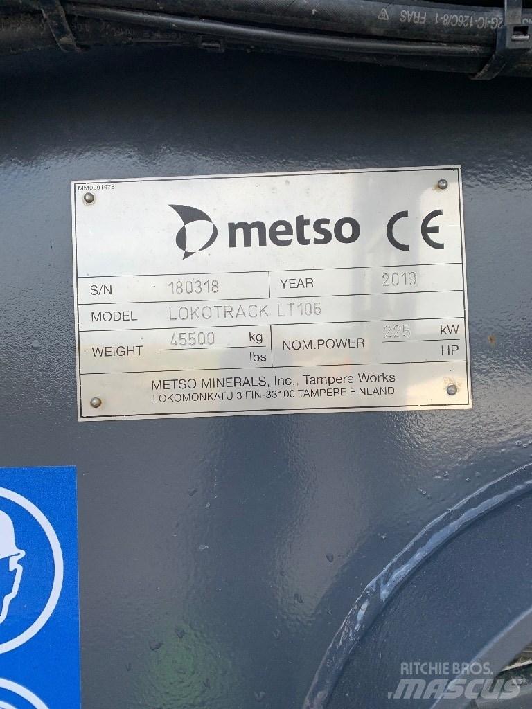 Metso LT 106 Gezer kırıcılar