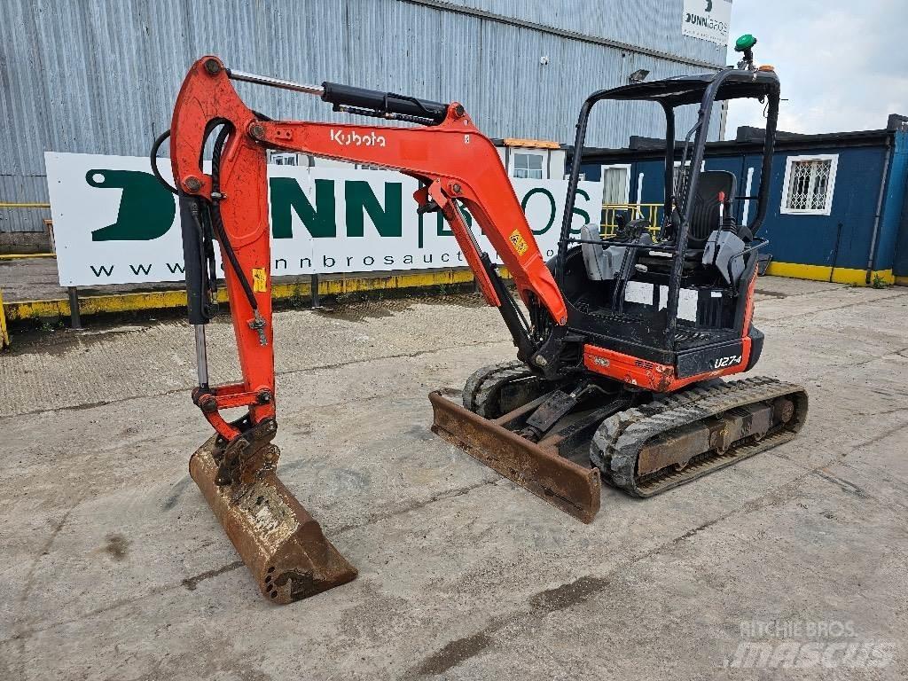 Kubota U 27-4 Mini ekskavatörler, 7 tona dek