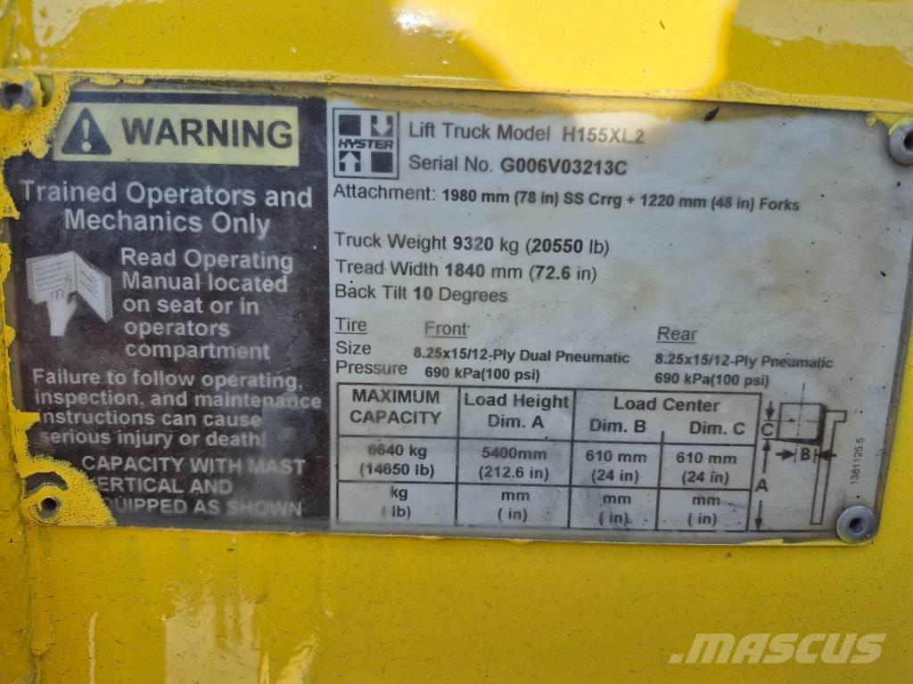 Hyster H 155 XL 2 Diger