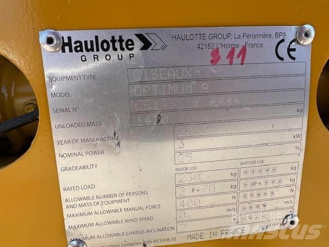 Haulotte Optimum  8 Makasli platformlar