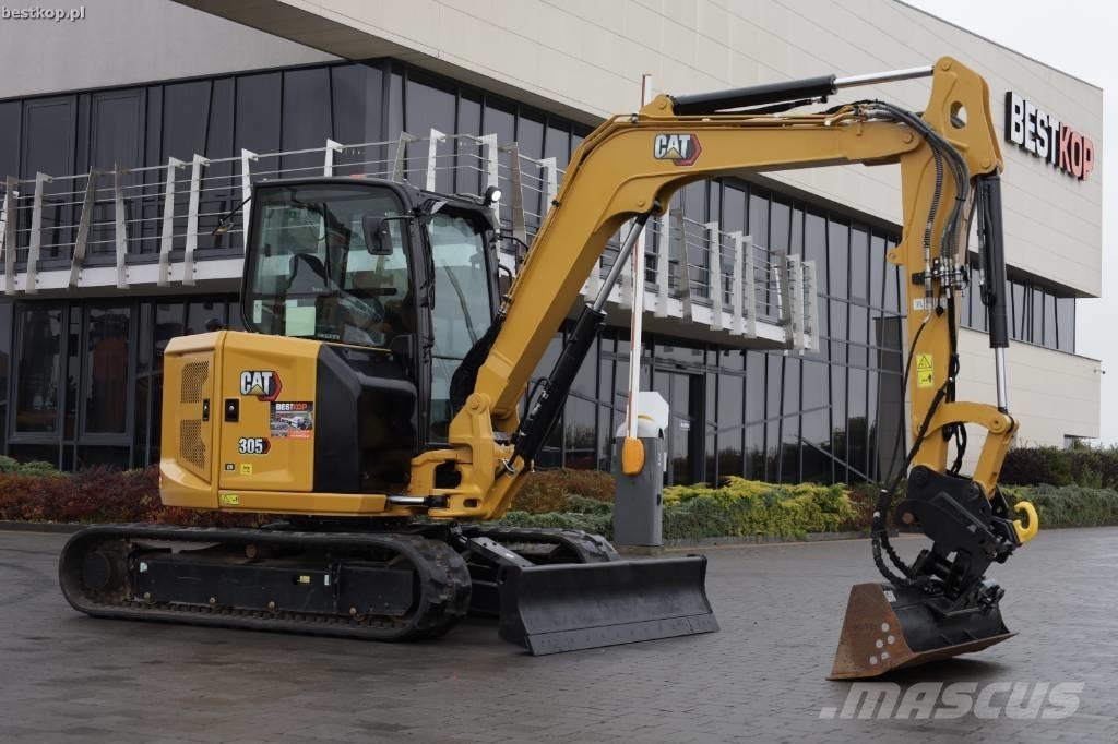 CAT 305 CR Mini ekskavatörler, 7 tona dek