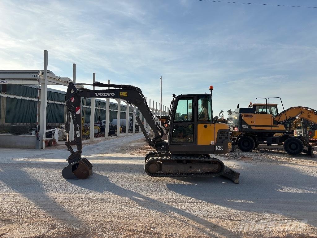 Volvo EC 55 C Mini ekskavatörler, 7 tona dek